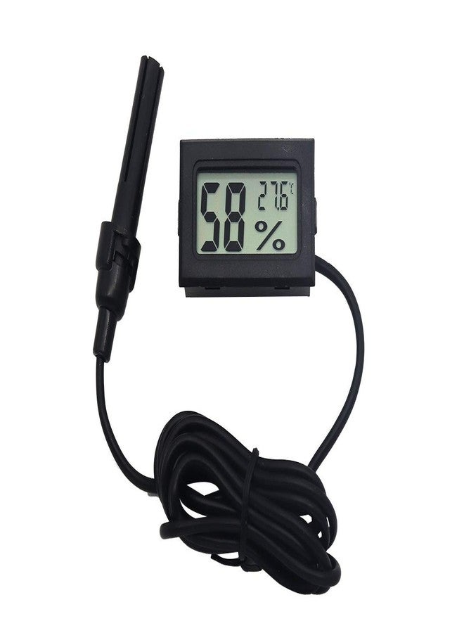 DHRUVPRO Mini LCD Digital Thermometer Hygrometer Temperature Indoor Convenient Humidity Sensor Instruments Cable - Image 1